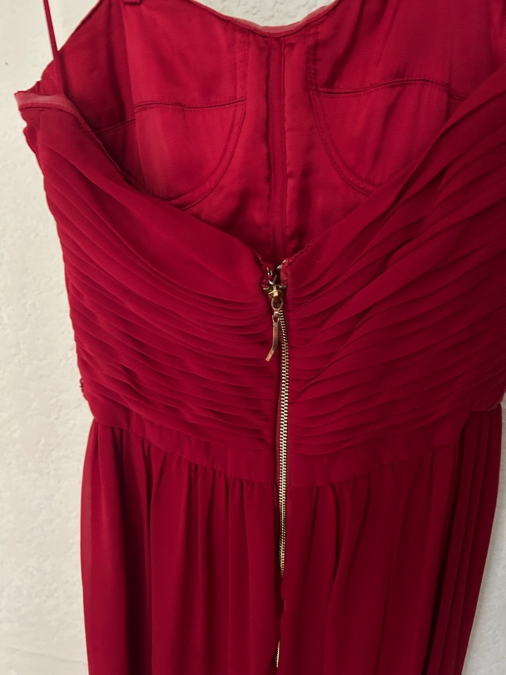 ERIN by Erin Fetherston Red Spaghetti Strap Maxi Dress - Picture 5 of 5